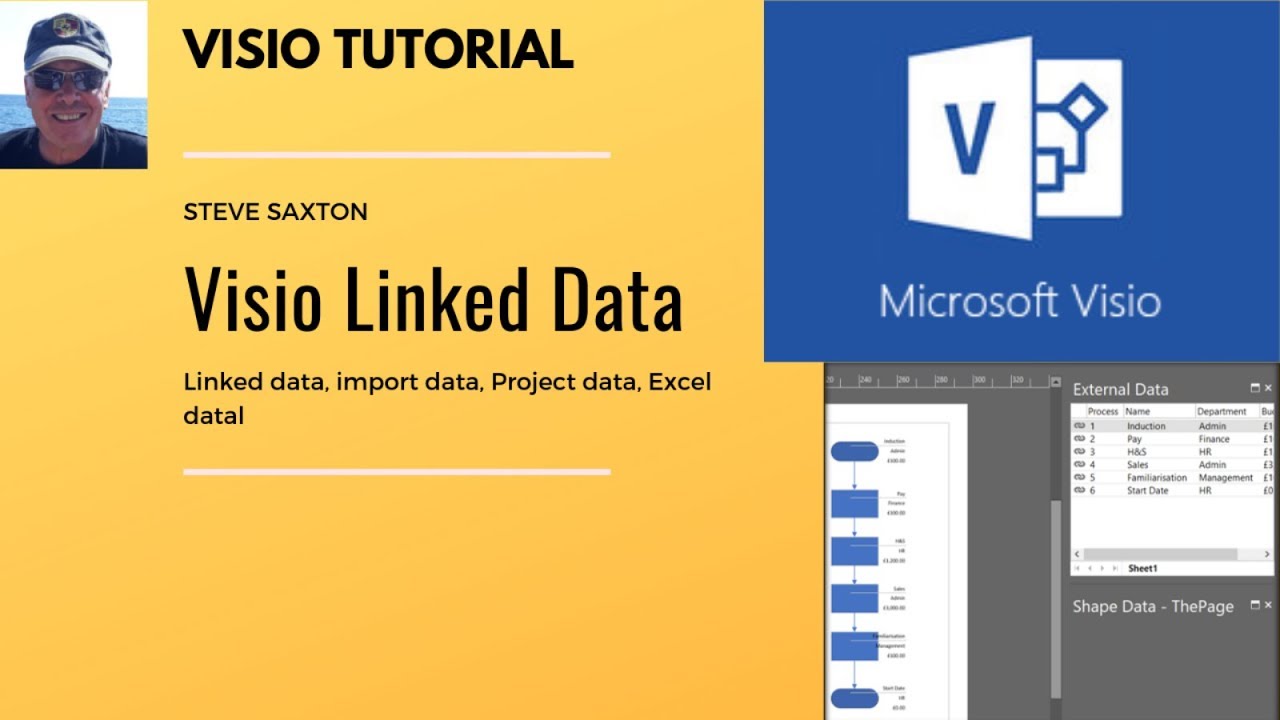 How to Link data from Excel to Microsoft Visio