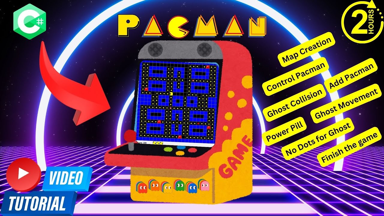 🚀 Build a Complete Pacman Game in C# & WinForms – Full Step-by-Step Tutorial! 🎮