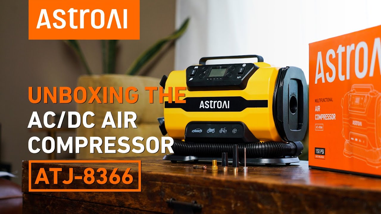 Unboxing the AstroAI 2-in-1 Portable Tire Inflator