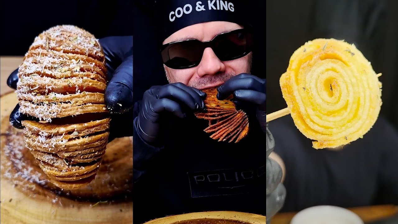 Most Liked Chips Potatoes Recipes ASMR by Coo&King 