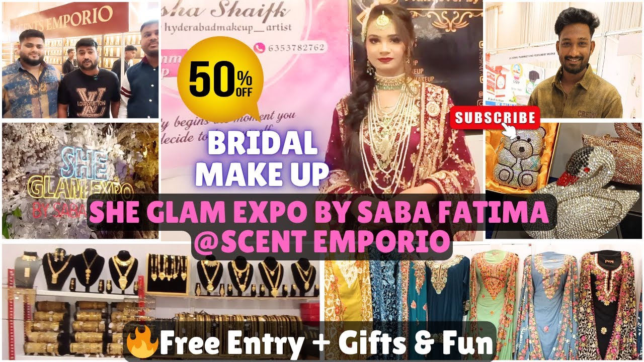 🔥Free Entry + Gifts + Fun 💥 She Glam Expo | Gauhar Khan Full Event Vlog 2025 Hyderabad 