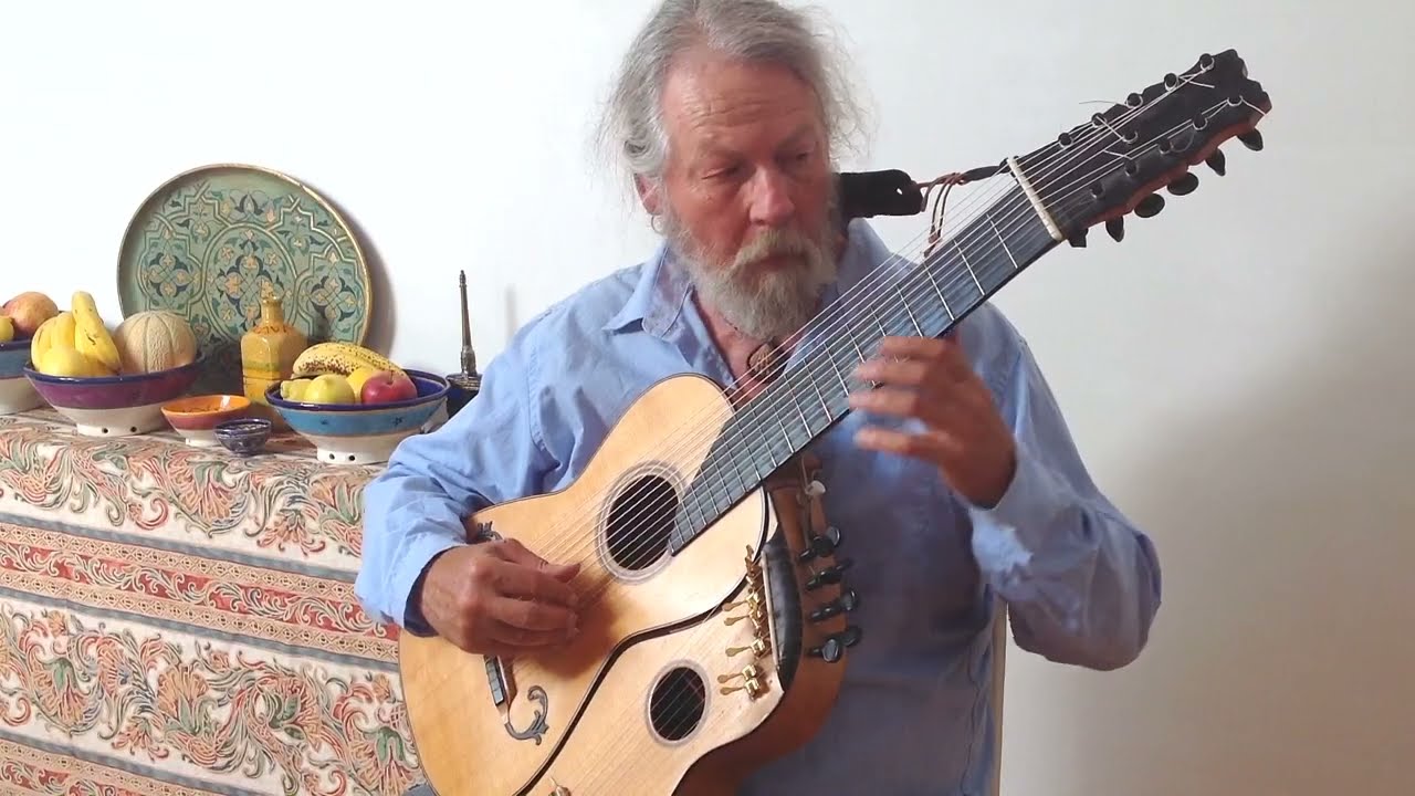 Cantiga Nana by James Kline performed on the arch harp guitar