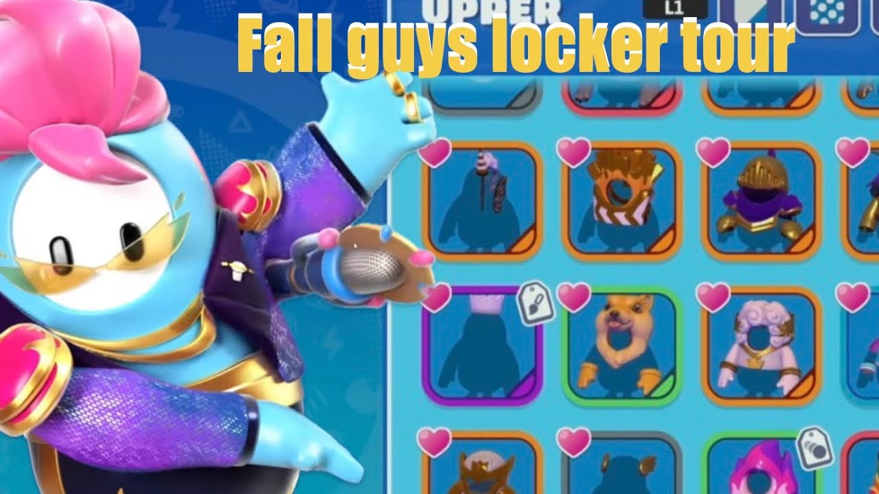 Fall Guys locker tour!!