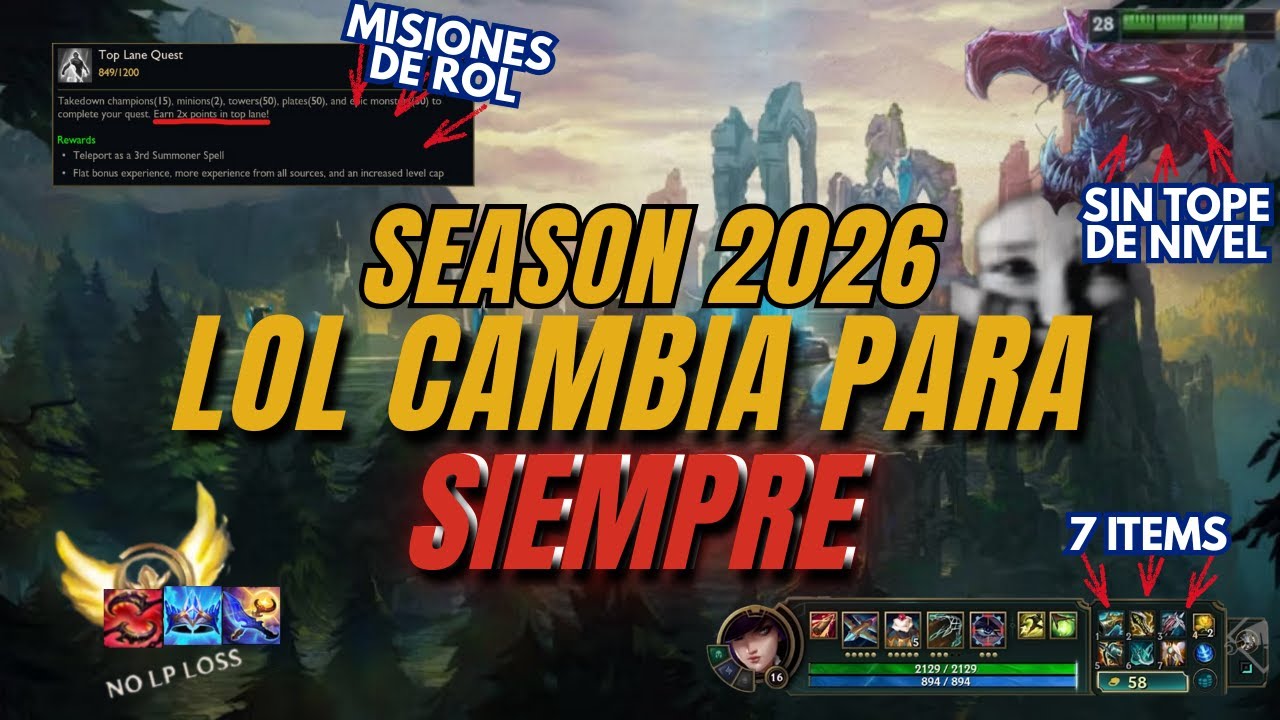 2026: EL AÑO QUE LEAGUE CAMBIARÁ PARA SIEMPRE