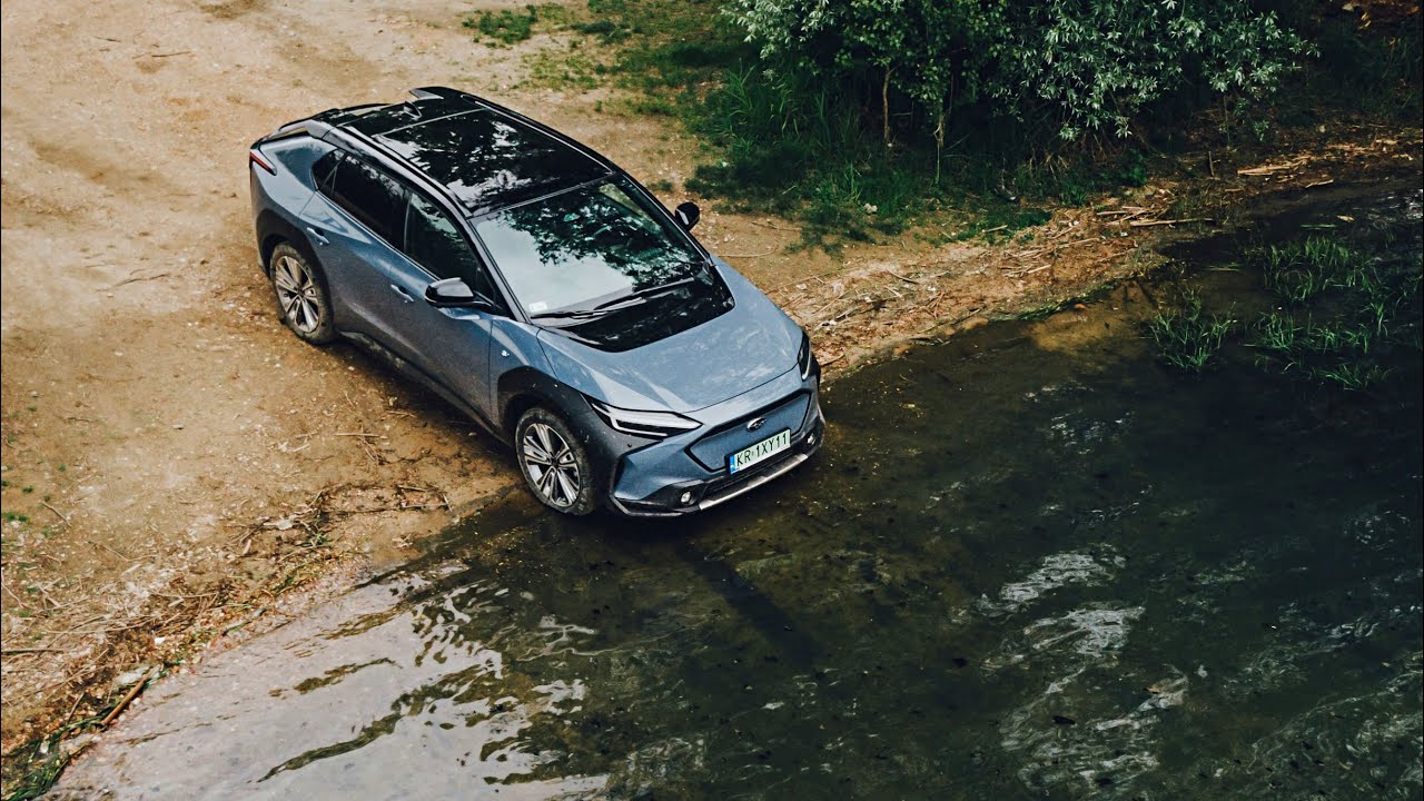 Subaru Solterra – elektryczny SUV w trasie z miasta nad jezioro
