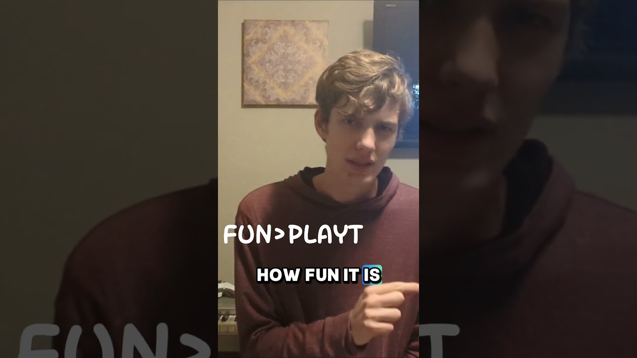 Game design tip: Fun is more important!