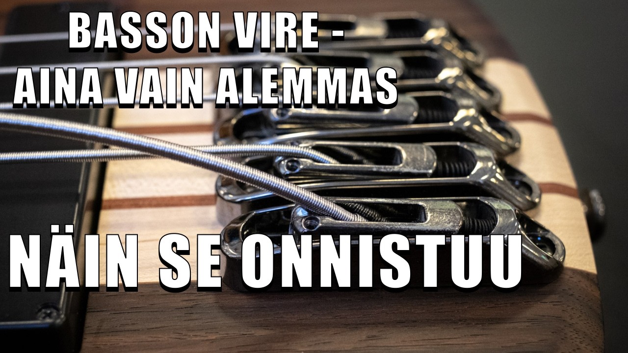BASISTIN KIELIKOULU: Alavireet, kielten paksuus ja Tapered-rakenne