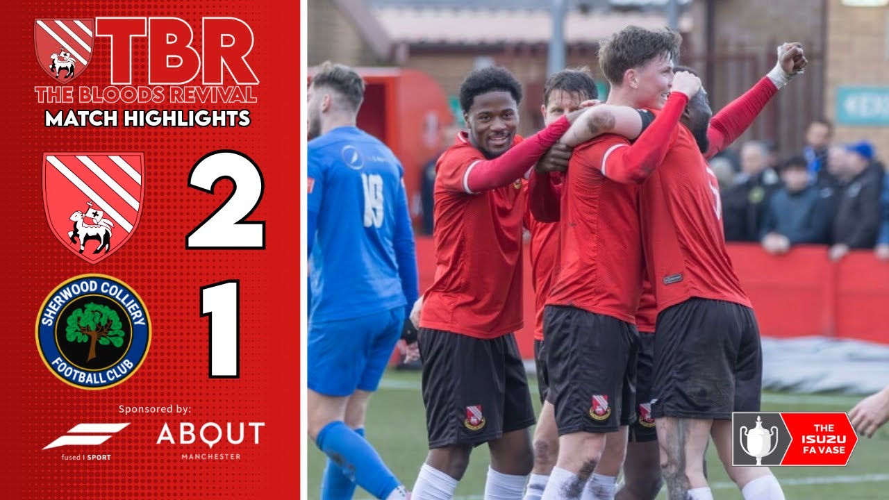 Match Highlights - Droylsden FC v Sherwood Colliery FC | Isuzu FA Vase 4th Round | 17/01/2026
