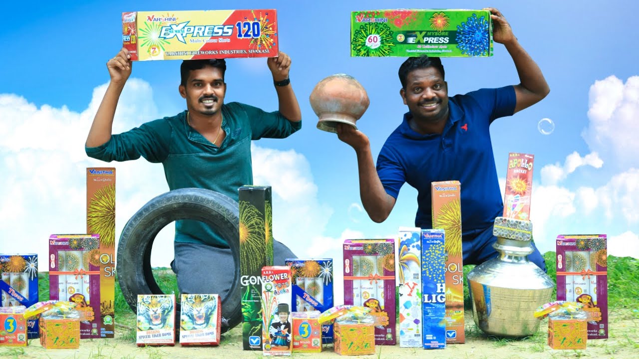 இப்படி எல்லாம் வெடிக்கலாமா | Crazy Testing Dangerous Crackers | Creative Experiment