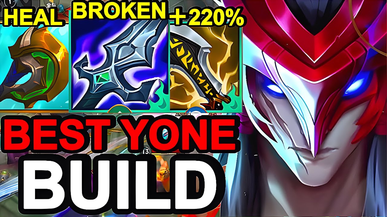 Wild Rift China Yone Jungle - Solo Rank Best Solo Carry Champion - Sovereign Rank Gameplay