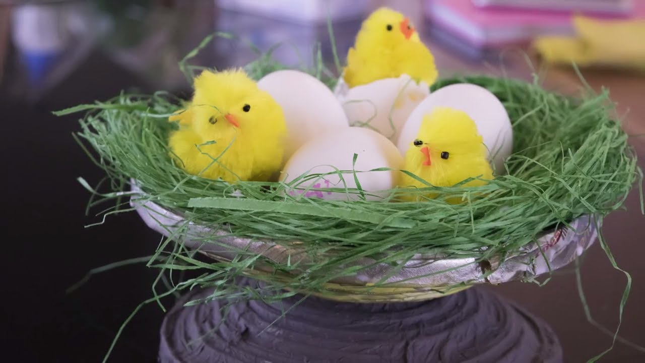 DIY Tutorial Craft Bird Nest Newspaper Colorful |HD|New|DIY