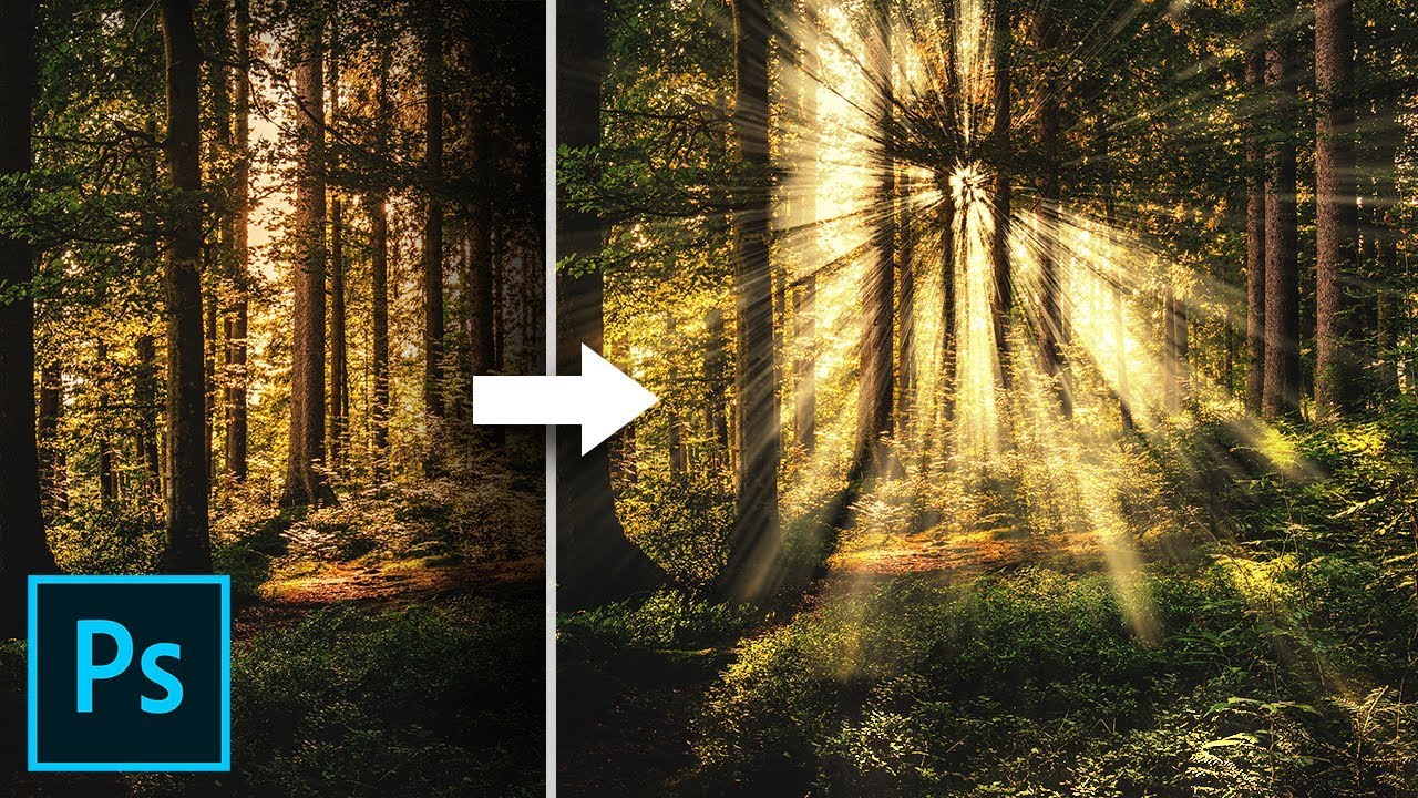 Create Light Rays in 3 Simple Steps with Photoshop