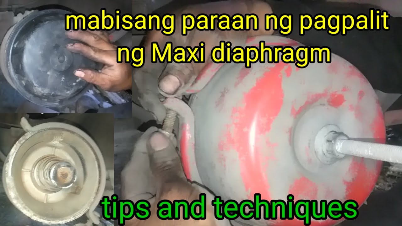PAANO MAGPALIT NG DIAPHRAGM SA MAXI CHAMBER NG HINDI NA TINATANGGAL ANG BUONG MAXI?