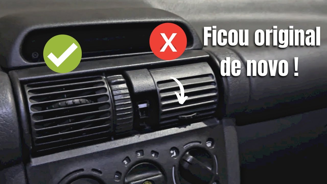 COMO ARRUMAR O DIFUSOR DE AR DO CORSA | Sem gastar nada