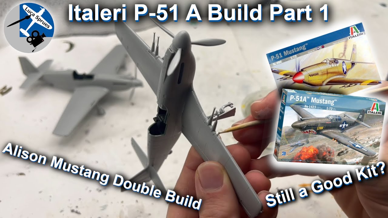 Italeri P-51A Mustang (1/72) | Dual Build & 3D Printed Cockpit Details &ndash; Part 1