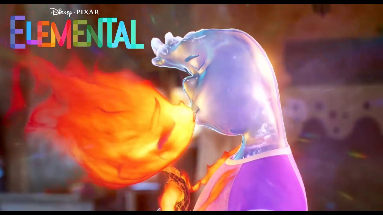Wade Comes Back (Kiss Scene) - Elemental (2023)