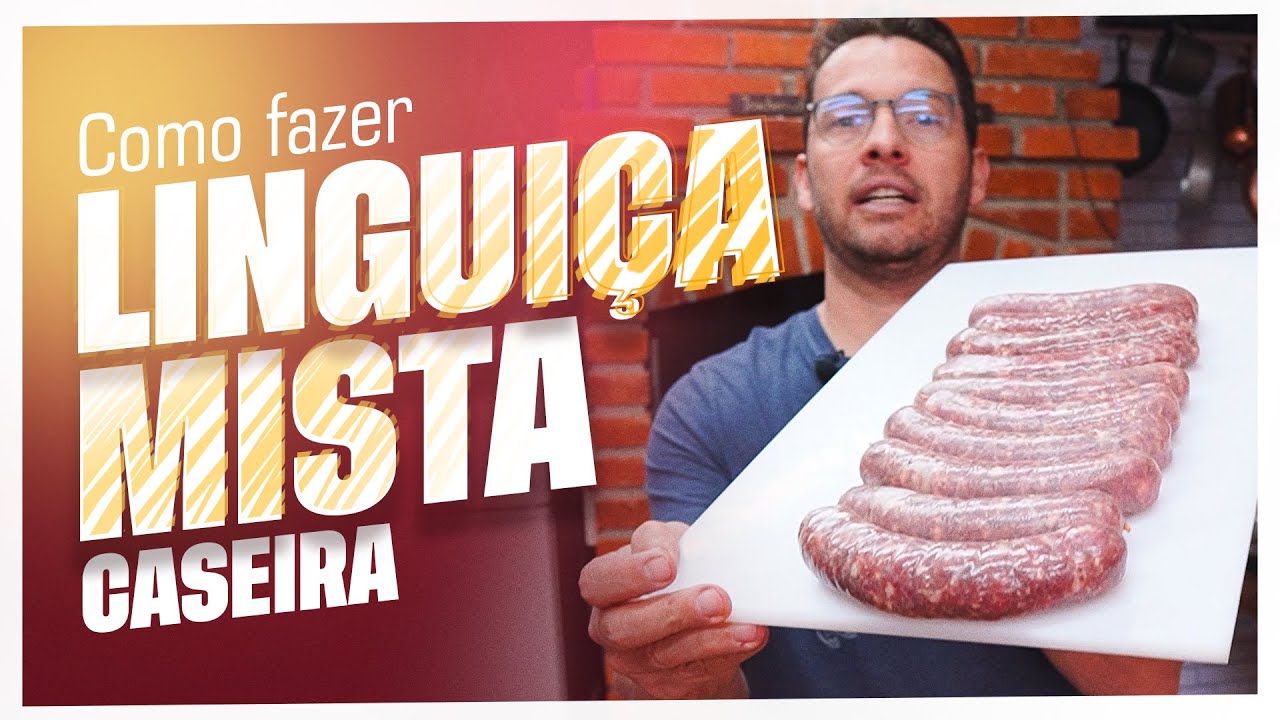 🔥 Linguiça Mista Caseira - A mais suculenta do planeta 🌍