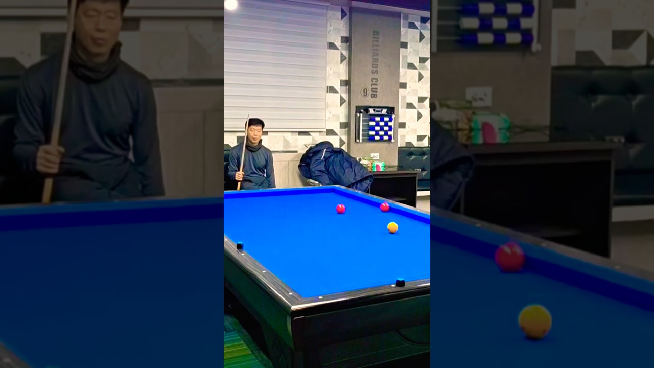 실전당구 4구 걸어치기 찬스볼