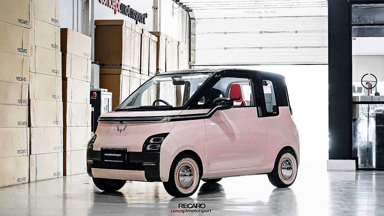 Wuling Air Ev with Recaro RCS Red/White