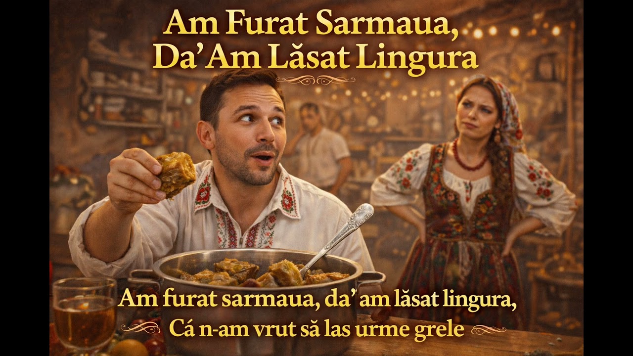 Am Furat Sarmaua, Da’ Am Lăsat Lingura | Cântec Popular Comic Românesc