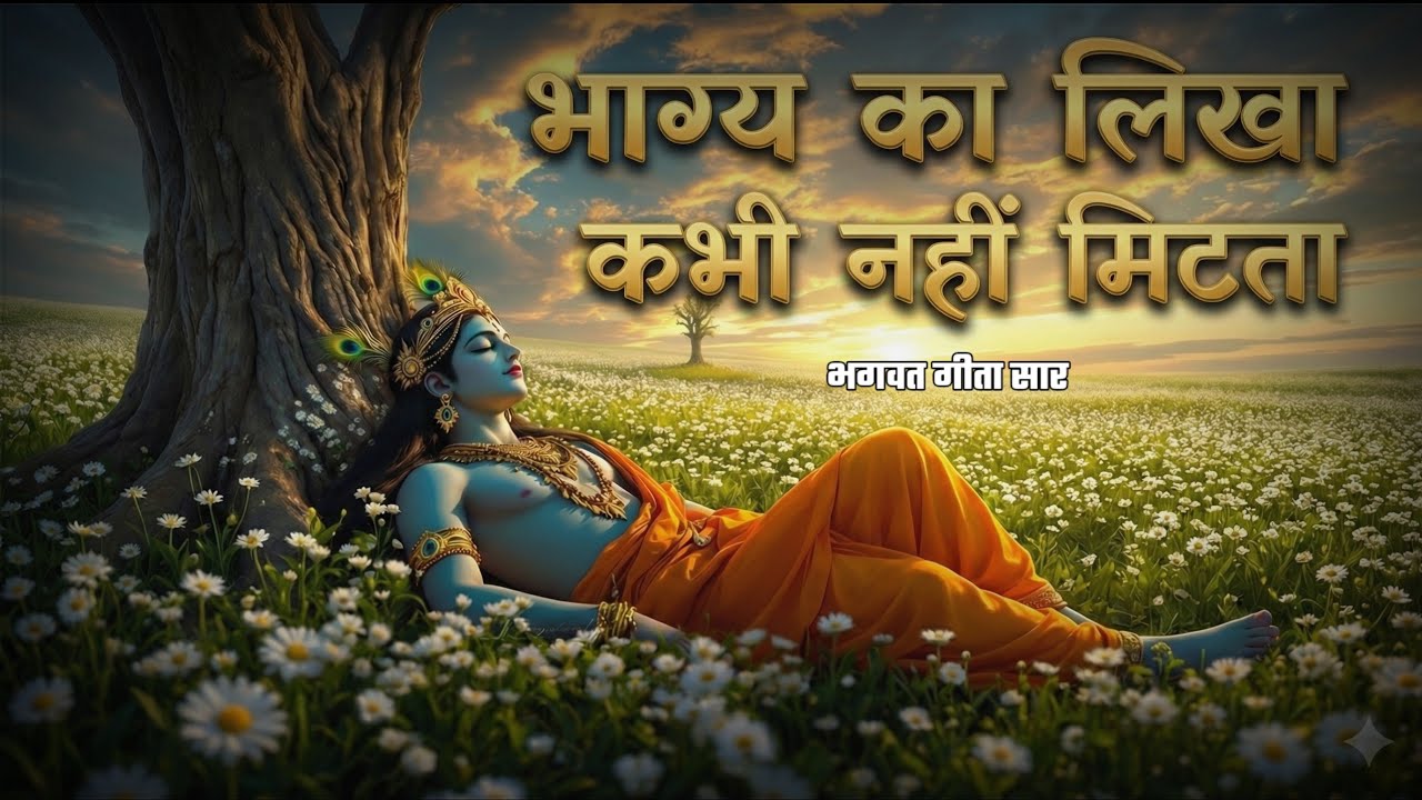 जो भी होता है,अच्छे के लिए होता है ! Bhgwat Geeta Saar in 80 Minutes | Krishna Motivational Vani