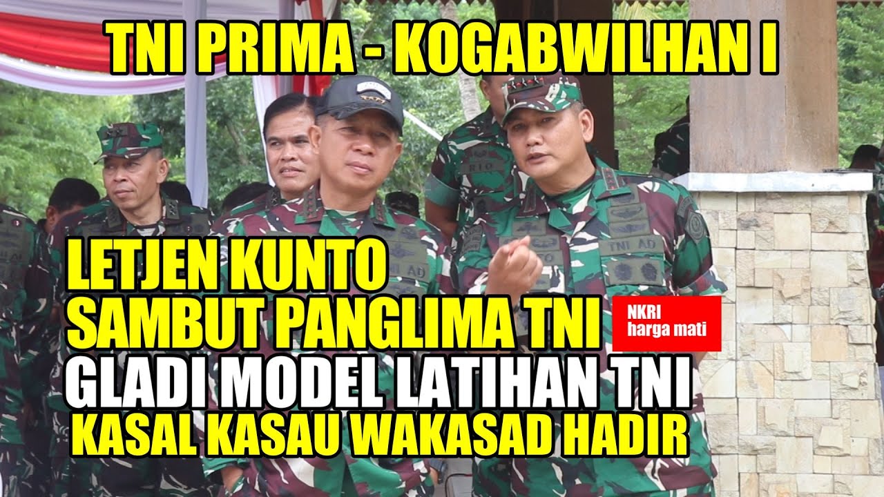 LETJEN KUNTO SAMBUT PANGLIMA TNI JENDERAL AGUS SUBIYANTO 