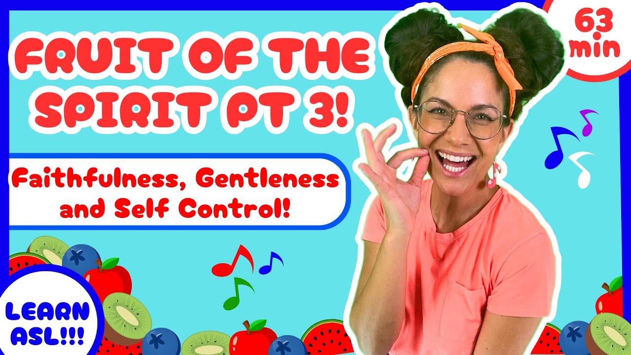 Learn to be like Jesus! Fruit of the Spirit for Kindergarten & Children |  Part 3!