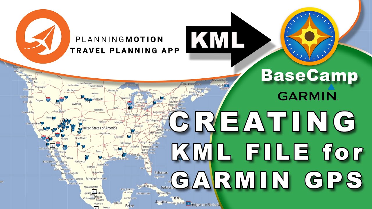 Garmin BaseCamp: IMPORT A KML FILE and organize your bookmarks for efficient navigation!