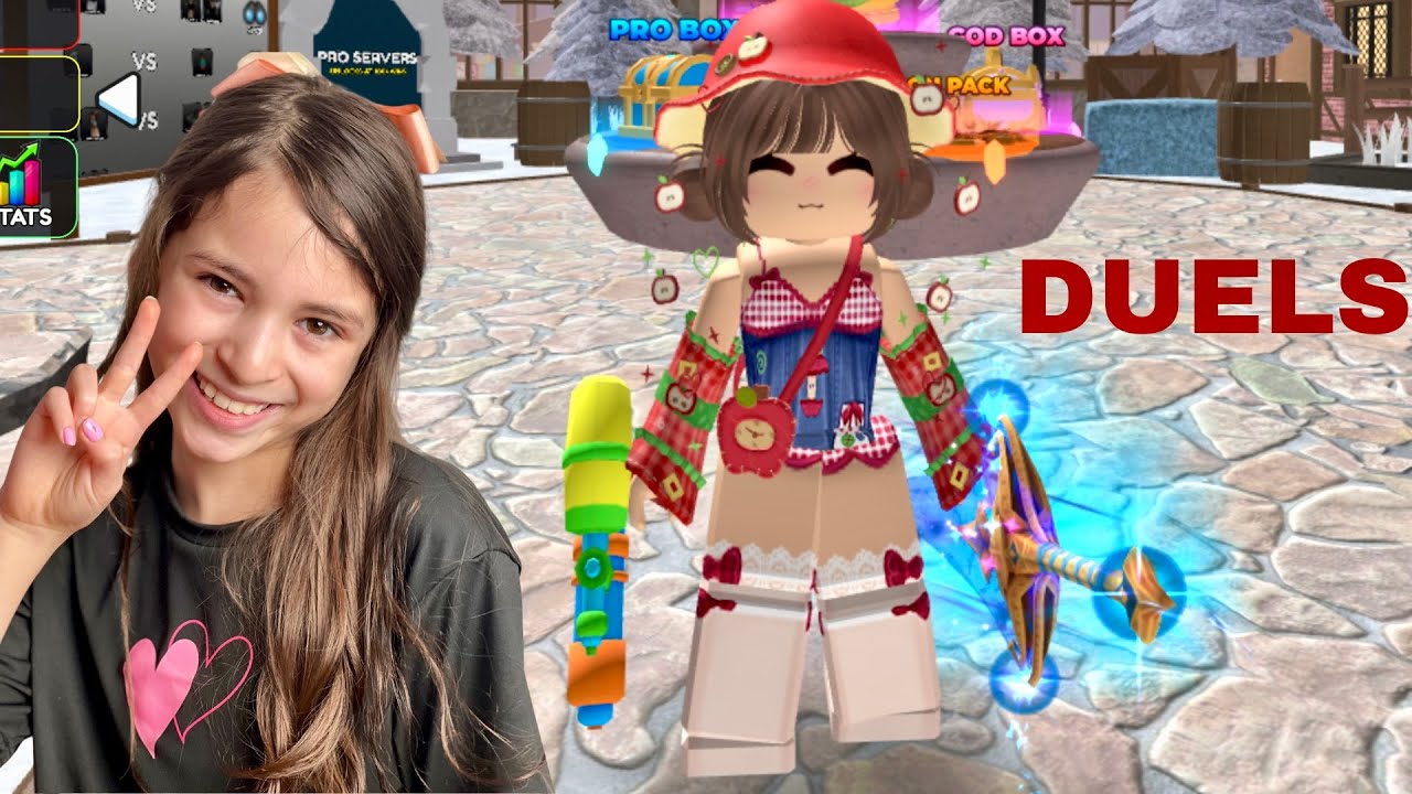 Этот наряд в стиле Apple в Roblox Duels просто бомба 🍎