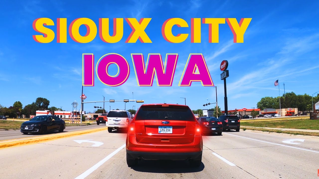 Drive Tour 4K | Dakota Ave, Dakota City & South Sioux City & Hamilton Blvd, Sioux City, Iowa | USA