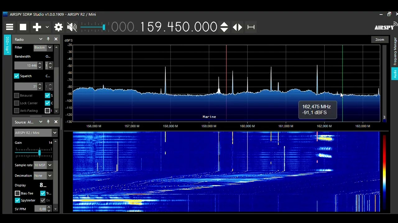 AIRSPY SDR# Studio v1 0 0 1909   AIRSPY R2   Mini 2023 02 11 00 27 39