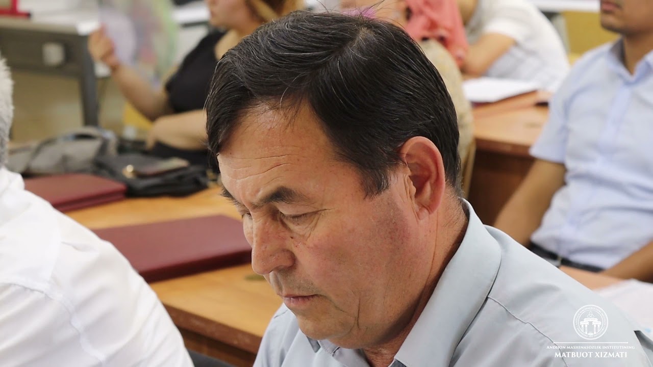 Andijon mashinasozlik institutida magistrlik dissertatsiyasi himoyasi (ingliz tilida)