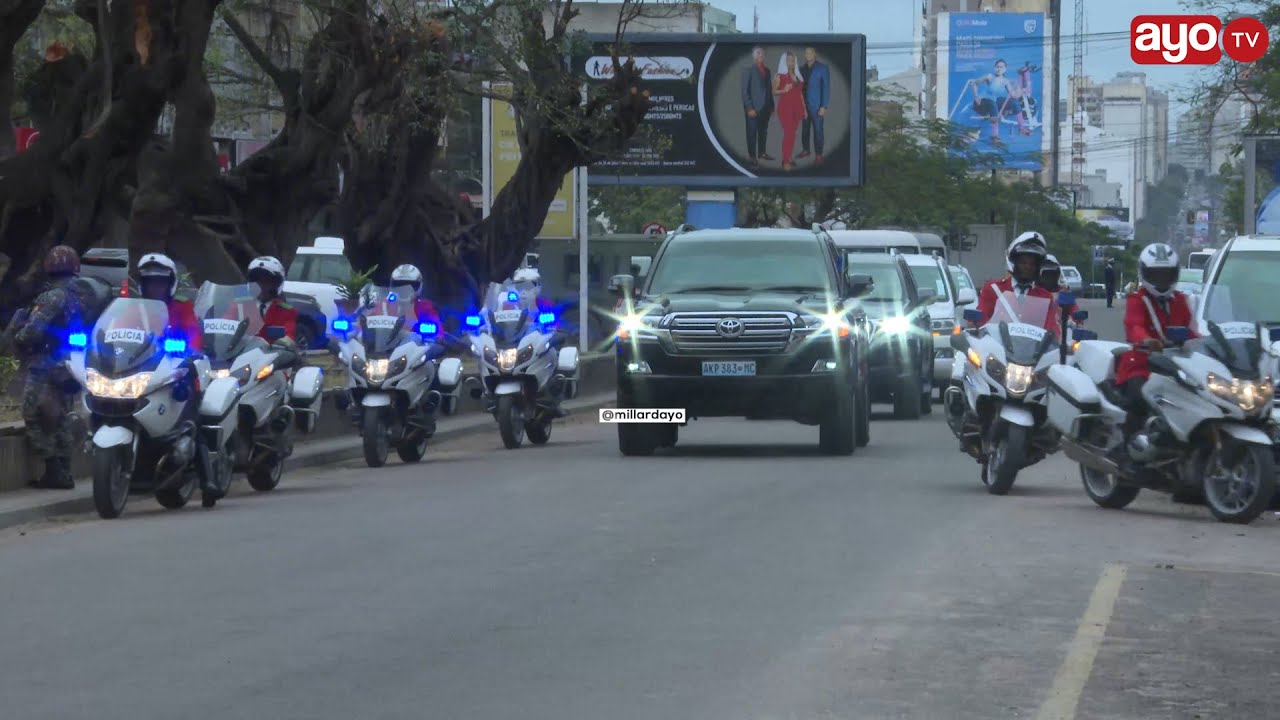 VIDEO: RAIS SAMIA ALIVYOWASILI KATIKA BUNGE LA MSUMBIJI, MSAFARA WENYE VINGORA, GWARIDE LAPIGWA