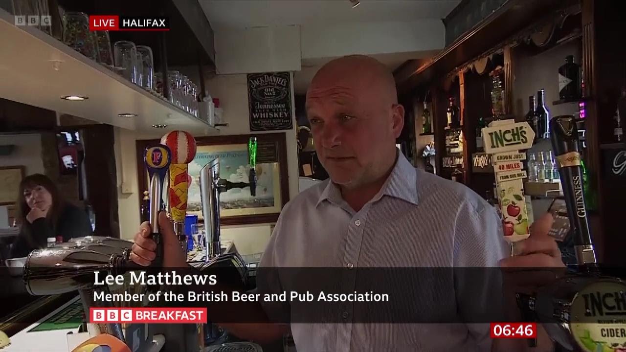 Lee Matthews (British Beer And Pub Association Member) On BBC Breakfast [01.07.2024]