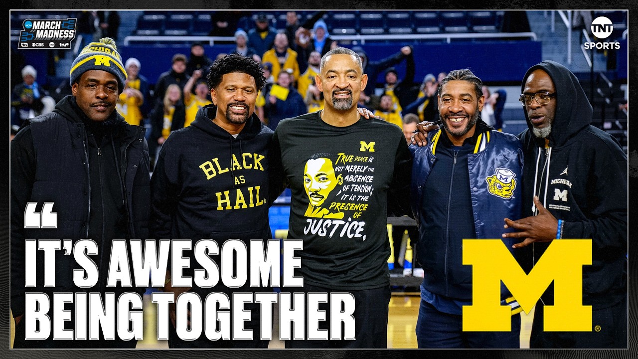 Fab Five Reconnects At Final Four 🤩 | NCAA Men's Basketball