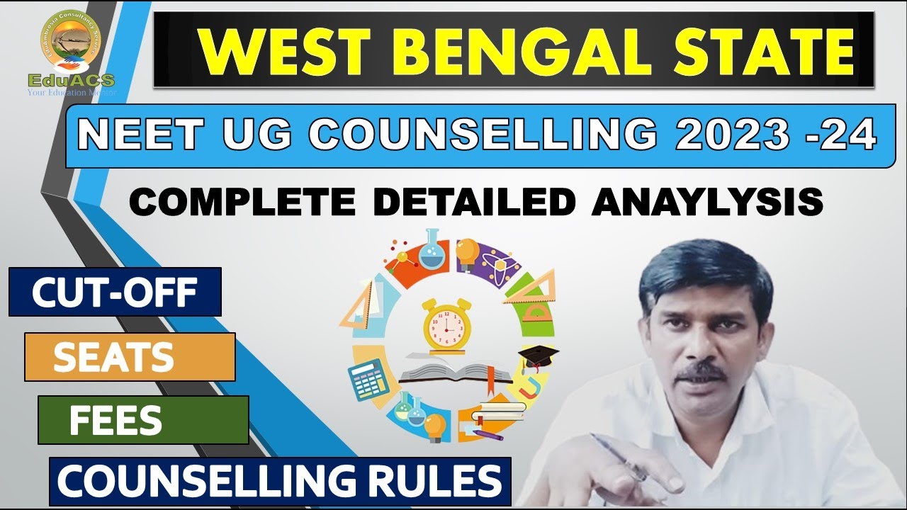 WEST BENGAL STATE NEET UG COUNSELLING 2023 - 2024 Complete Detailed Analysis #neet2023