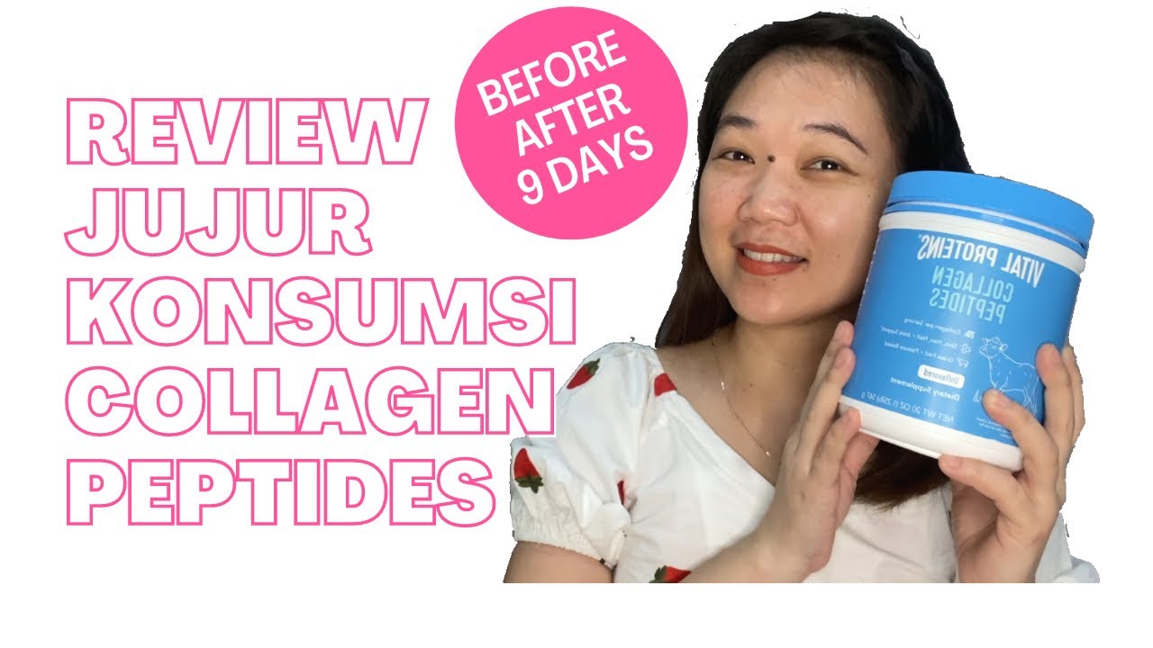 Review Jujur Collagen Peptides (Indonesia) | Before After 9 Days NO EDIT NO FILTER