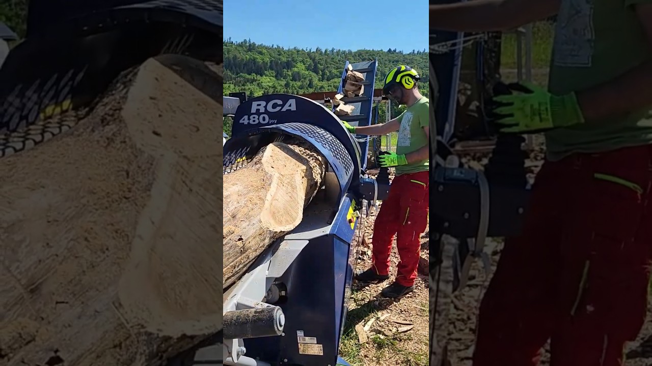 Farma Kran Tajfun S&auml;gespalter Brennholz