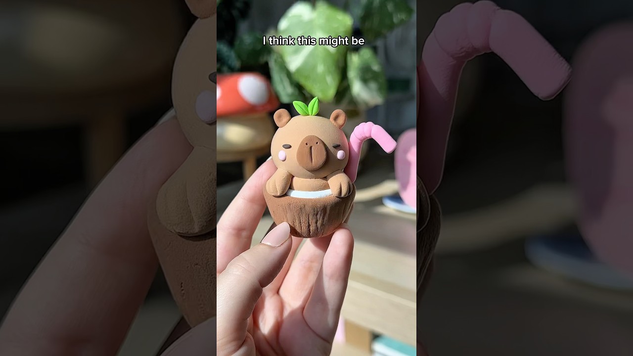 Making a COCONUT CAPYBARA 🥥 