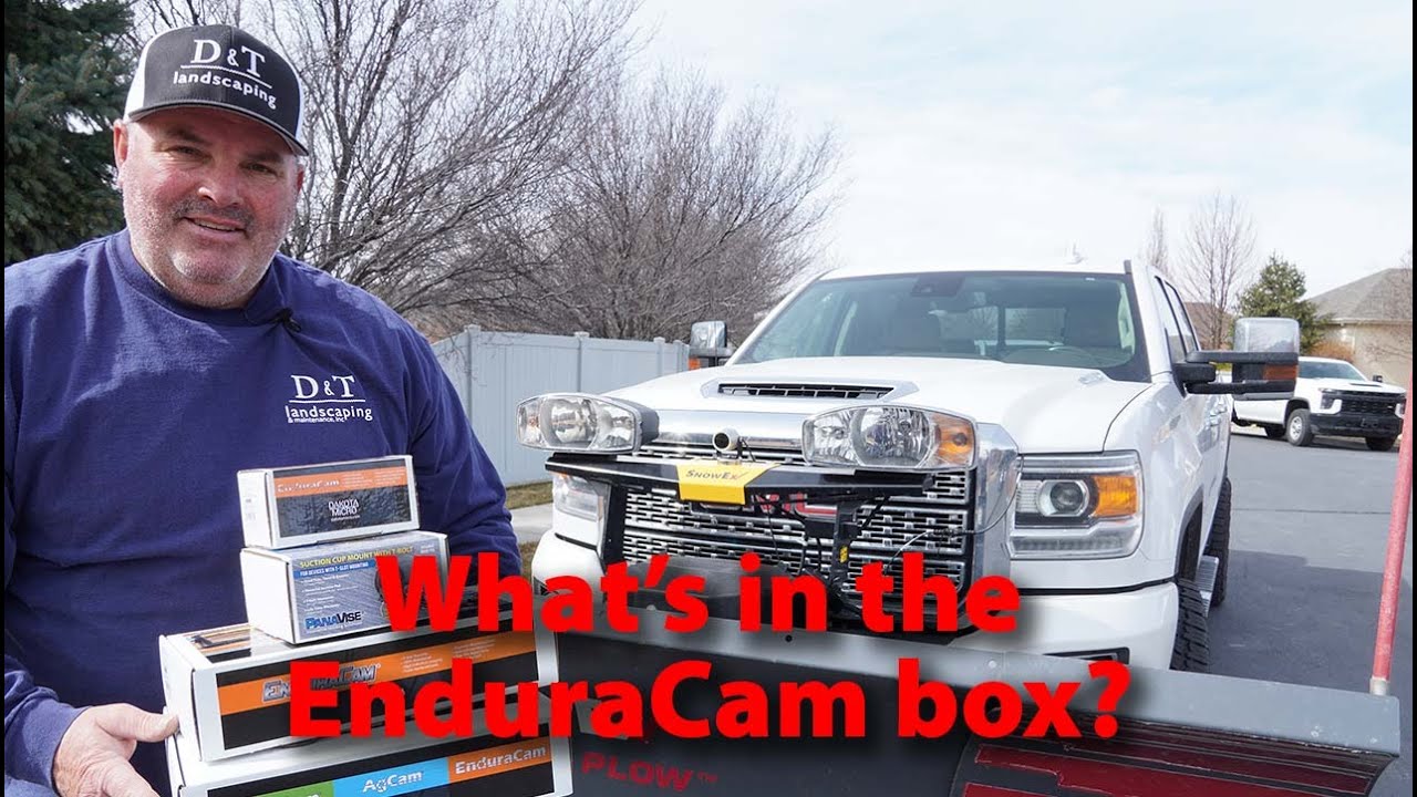EnduraCam® Rear View Camera with Split Screen Monitor on Snow plow | What’s in the Box