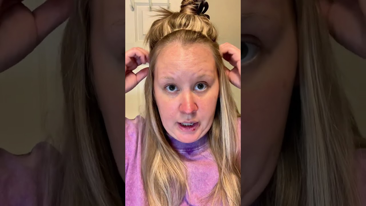 Watch me try one of those Halo Invisible Hair extensions!  @fullshinehairofficial