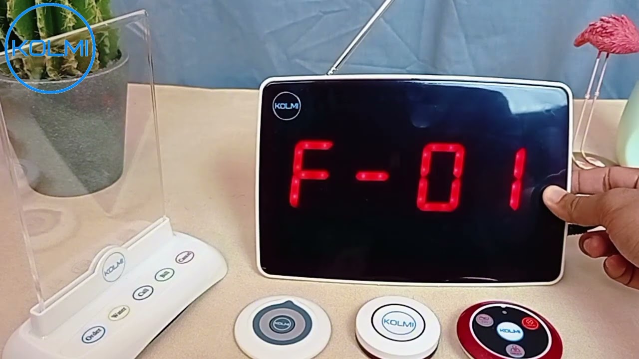 TUTORIAL CARA SETTING KOLMI WIRELESS CALLING SYSTEM - Produk Terbaik untuk Restoran dan Kafe