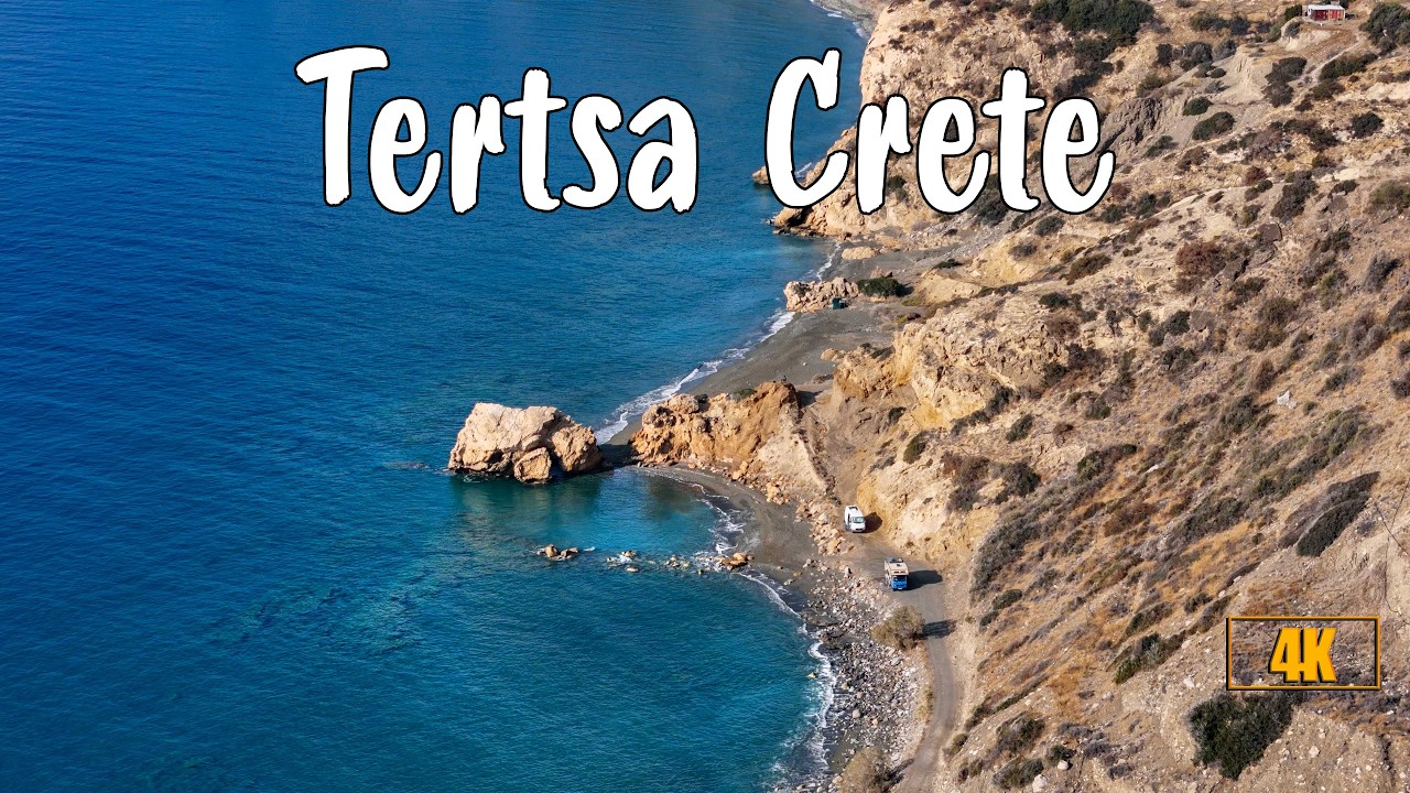 🇬🇷 Терца, Крит: исследование и прогулка по Терце, южной прибрежной деревне на Крите, Греция