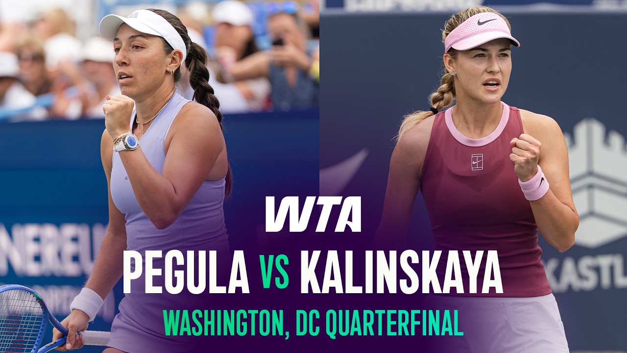 Jessica Pegula vs. Anna Kalinskaya | 2026 Washington, DC Quarterfinal | WTA Match Highlights