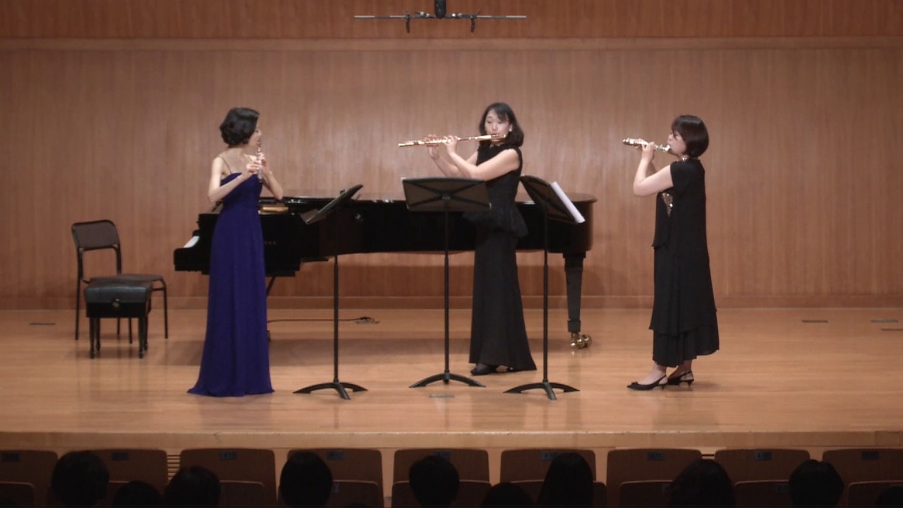J.Haydn London Trio No.1 in C Major for 2 Flutes, Alto Flute