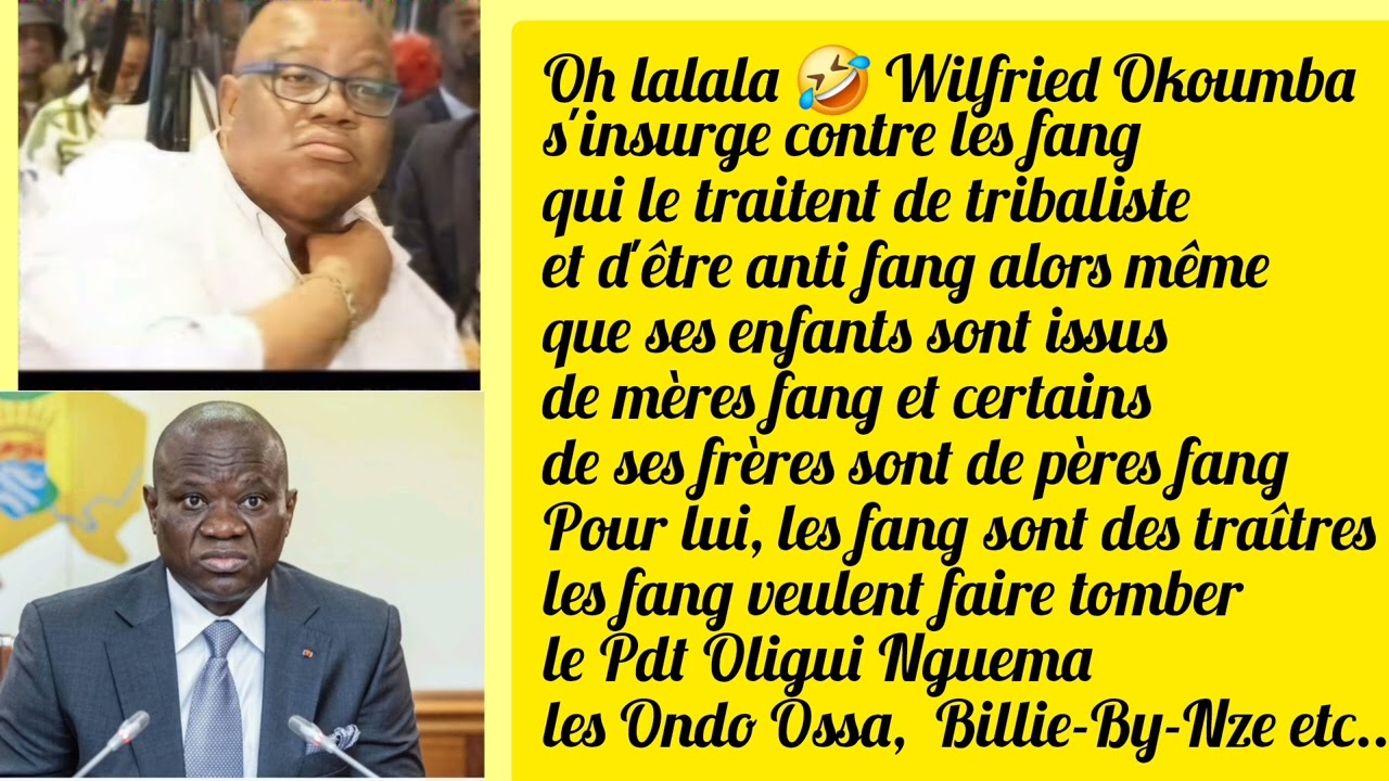 La réponse cinglante de Wilfried Okoumba à ses détracteurs fang c'est chaud ce match des beauf 🤦🏾‍♀️