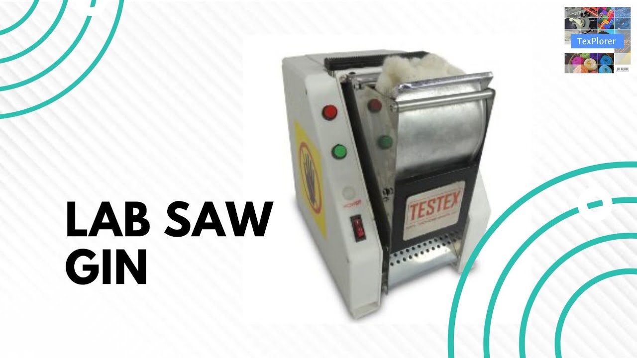 LAB SAW GINNING MACHINE | Ginning Machine | Cotton | Texplorer | Textile