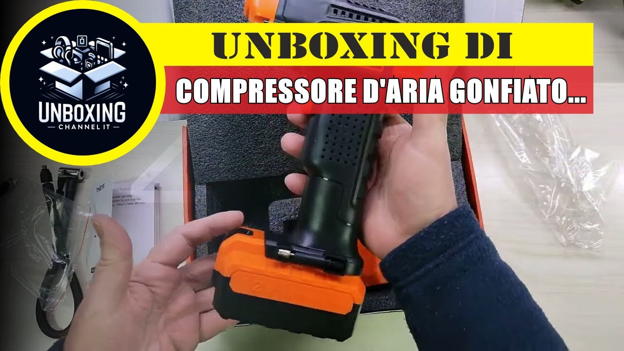 Compressore d'aria Gonfiatore di pneumatici, Cordless 20V batteria - ThiEYE