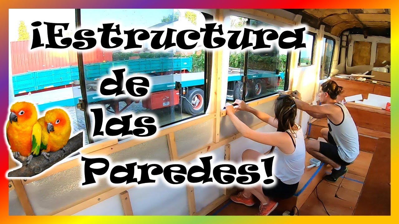 REVESTIMIENTO LATERAL del Motorhome | Aislamiento y estructura  |  Pericos Viajeros #14