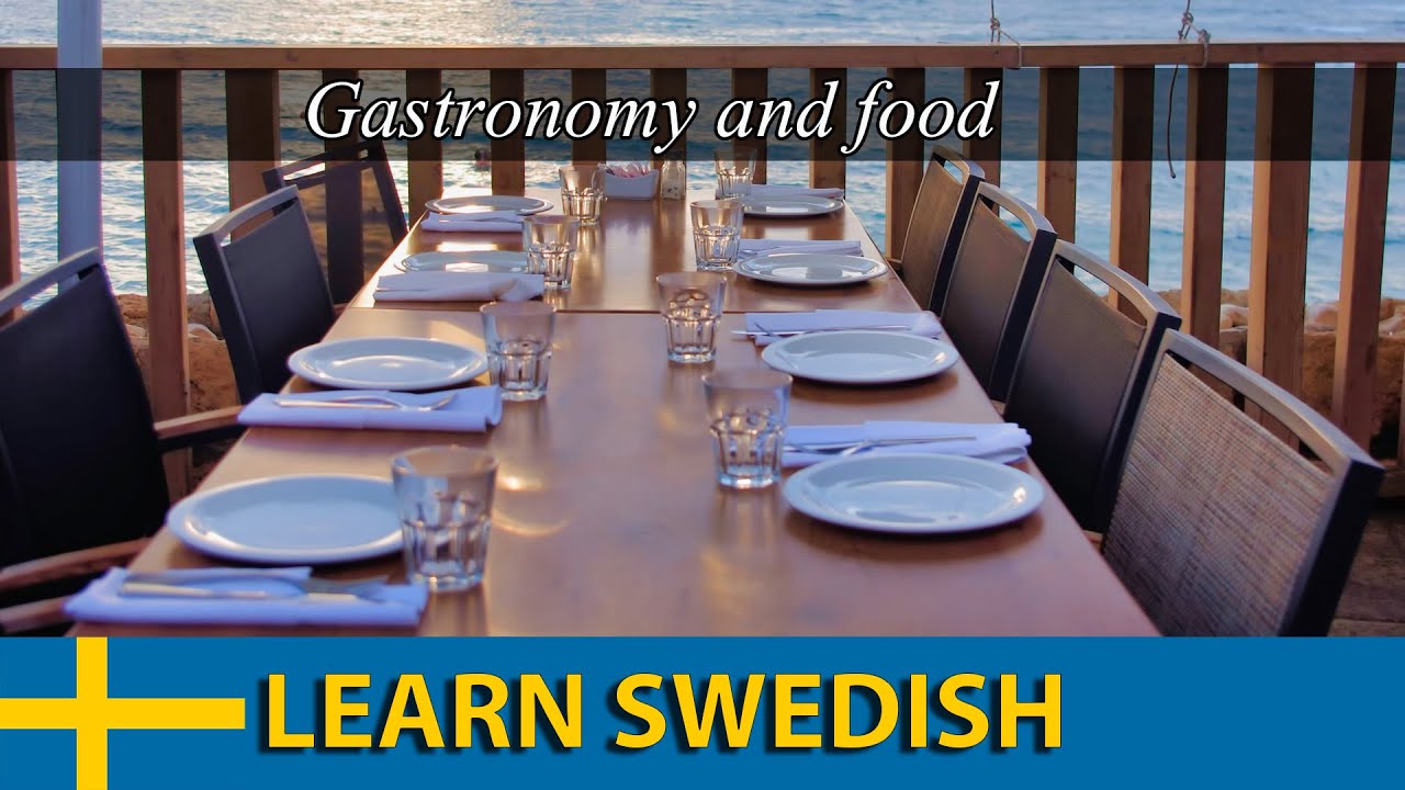 Learn Swedish for Beginners | Restaurant and meal | English-Swedish Vocabulary